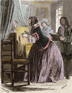 Marquise de Brinvilliers empoisonnant les patients de l