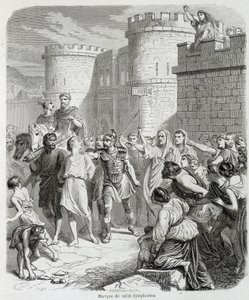Martyr de Saint Symphorien - dans «Histoire des papes» par Maurice Lachatre