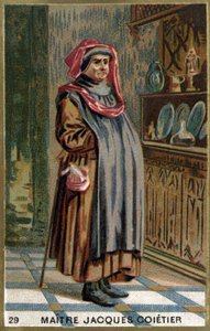 Maître Jacques Coitier, premier médecin, médecin de Louis XI. Chromolithographie du 19e siècle - Unknown artist