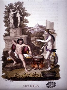 Médée - dans « Dizionario mitologico » - Unknown artist