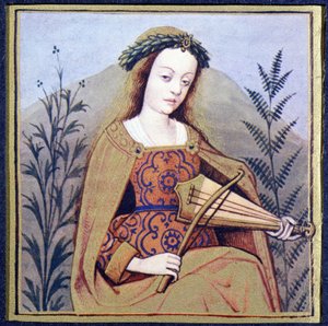 Méduse, fille de Phorcys (une des gorgones, la seule mortelle des trois) - selon « Dames de Renom » de Boccace, v.1360