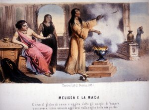 Melissa et la magicienne : "De la même façon que la sphère de cuivre subit l