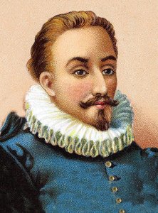 Miguel de Cervantes Saavedra 1547-1616 - Portrait de Miguel de Cervantes (1547-1616), poète et dramaturge espagnol