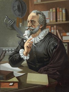 Miguel de Cervantes, écrivain espagnol (1547-1616) de « Hombres y Mujeres célebres ». Barcelone 1877