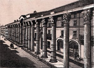 Milan, Italie : vue de la colonnade de Saint-Laurent