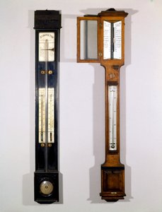 Modèle de baromètres à mercure du XIXe siècle.