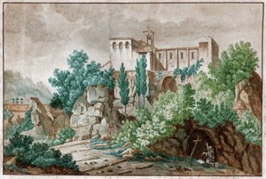 Monastère en Italie - Unknown artist