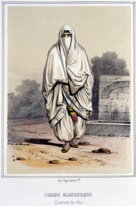 Femme maure en costume de ville à Alger pendant la seconde moitié du XIXe siècle - Unknown artist