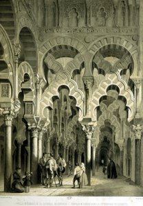 Chapelle mozarabe dans la Cathédrale de Cordoue (ancienne mosquée) - dans "Espagne artistique et monumentale des sites et monuments célèbres d