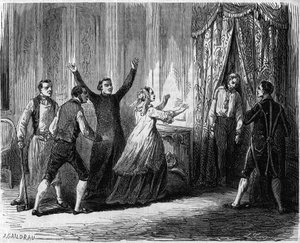 Pendaison mystérieuse du dernier prince de Condé (Louis Henri Joseph de Bourbon) - Unknown artist