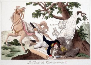 Napoléon : La Chute du Titan Moderne - dans « Napoléon 1er », Collection de Caricatures - Unknown artist