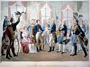 Napoléon proclamé Empereur en 1804 - Unknown artist