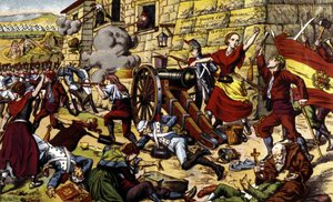 Guerres napoléoniennes : Le siège de Saragosse (15 juin - 14 août) - Unknown artist