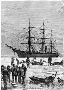 Nares Georges S., Un voyage à la mer polaire, Paris : Hachette - Unknown artist
