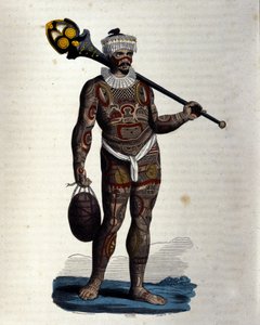 Autochtone de Nuku-Hiva (Îles Marquises). - Unknown artist