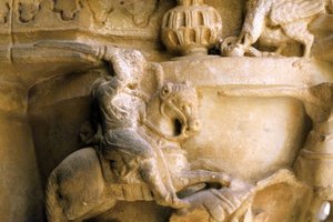 Art normand à Monreale (Sicile) : chapiteaux du Cloître des Bénédictins - Unknown artist