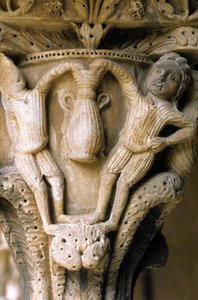 Art normand à Monreale (Sicile) : chapiteaux du Cloître des Bénédictins - Unknown artist