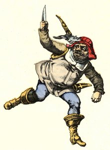 Ogre. Illustration du conte « Le Petit Poucet » de Charles Perrault - Unknown artist
