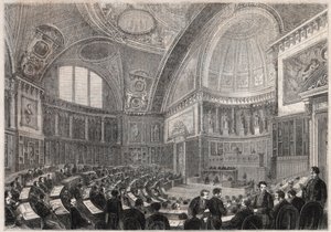 Ouverture de la session du Sénat et admission du général Charles Cousin Montauban, vicomte de La Guéronnière et de Forcade, le 2 décembre - Unknown artist