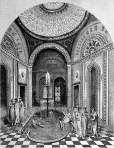 Bains orientaux à Budapest. La salle rose - Unknown artist