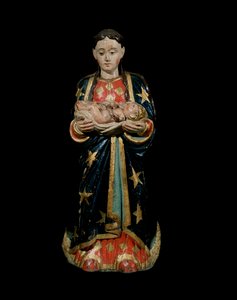 Notre-Dame du Pardon (sculpture en bois polychrome) - Unknown artist