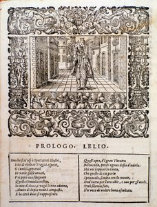 Page de la comédie madrigalesque Amfiparnaso par Orazio Vecchi - Unknown artist