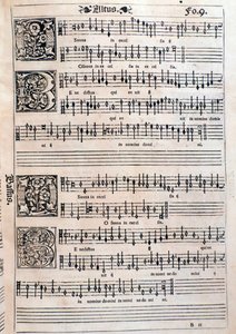 Page du Liber octo missarum (1541) - Unknown artist