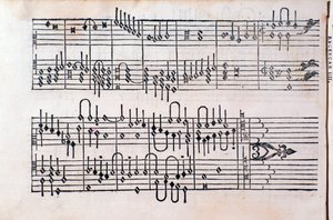 Page de "Tablature; Livre 1" de Gerolamo Cavazzoni - Unknown artist