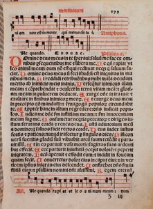 Page du livre liturgique « Liber Sacerdotalis » par Castellini