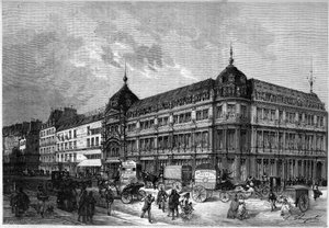 Paris 1872 : nouveaux magasins, « Au bon marché » - Unknown artist