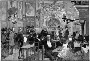 Paris 1887 : Le théâtre des ombres au cabaret du « Chat Noir » - Unknown artist