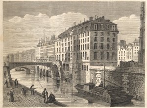 Démolitions à Paris : Hôtel Dieu - Unknown artist
