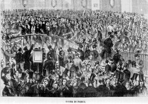 Bourse de Paris en 1870 - Unknown artist