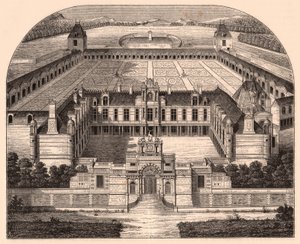 Vue en perspective du Château d