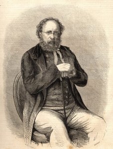 Pierre Joseph Proudhon (1809 - 1865). Théoricien socialiste français, précurseur de l