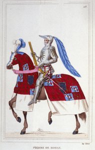 Pierre, vicomte de Rohan, sire de Gie (1451-1513). Maréchal de France. Gravure de 1830.