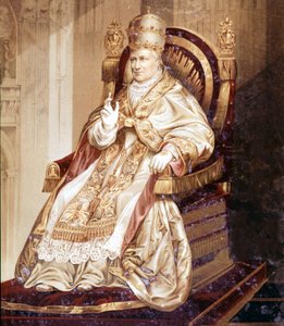 Pie IX (1792 - 1878). Chromolithographie. - Unknown artist