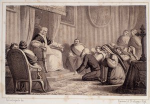 Pie VII (1742 - 1823) révoque le décret ordonnant la destruction de Sonnino - dans Storia d