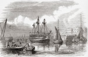 Plymouth, Angleterre (gravure)