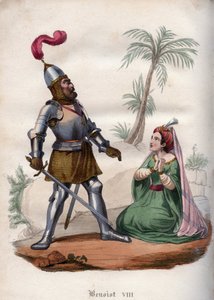 Le pape Benoît VIII (1012-1024) défait les Sarrasins en 1016 - Unknown artist