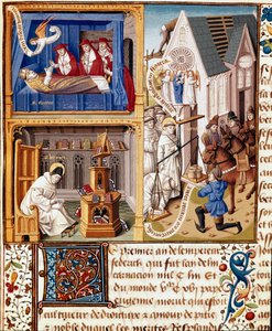 Le pape Eugène III est mort en 1153. Saint Bernard de Clairvaux (San Bernardo di Chiaravalle) (1090-1153). Armes de Jacques d