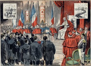 Le Pape Léon XIII (1810-1903) consacra le protectorat de la France en Terre Sainte lorsque l
