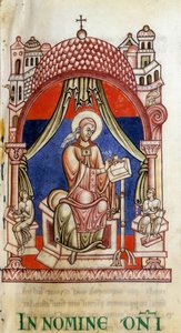 Pape Saint Grégoire I le Grand entouré de deux secrétaires - Unknown artist