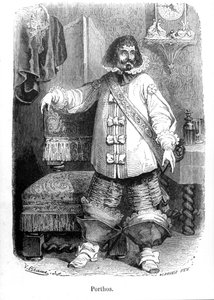 Porthos - dans «Les Trois Mousquetaires» d