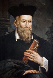 Portrait de Michel de Nostre-Dame, dit Nostradamus, astrologue, détail, Maison de Nostradamus, Salon de Provence, Bouches du Rhône - Unknown artist