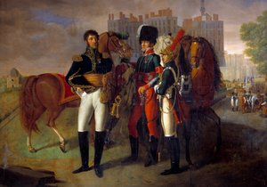 Portrait en pied de La Roncière, commandant de l