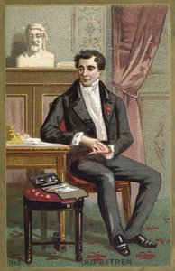 Portrait du Baron Guillaume Dupuytren (1777-1835), chirurgien français. Chromolithographie du 19ème siècle - Unknown artist
