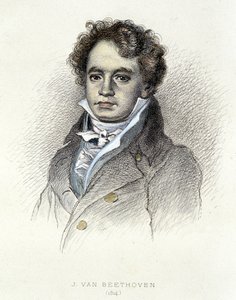 Portrait de Beethoven (1814) - gravure - Unknown artist