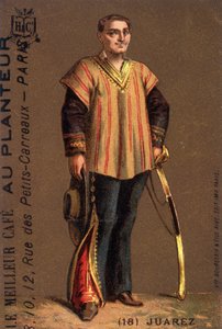 Portrait de Benito Juarez (1806-1872), homme politique mexicain - Unknown artist