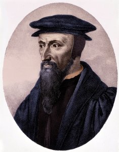 Portrait de Calvin (1509 - 1564) - Unknown artist